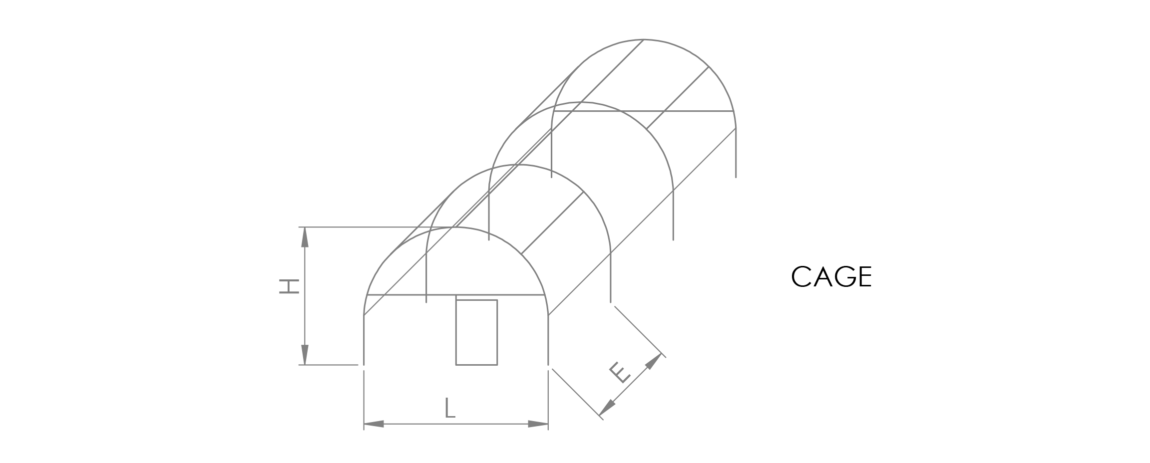 Macro-tunnels and cages