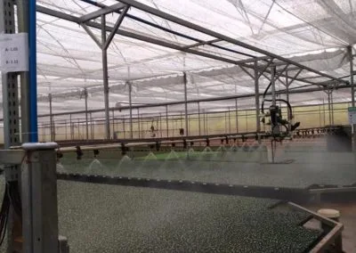 Irrigation and mobile boom