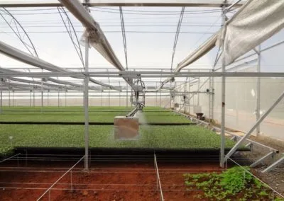 Irrigation and mobile boom
